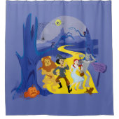 De Tovenaar van Oz™ | Halloween spookbos Douchegordijn (Voorkant)