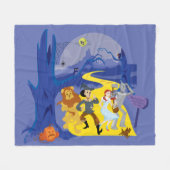 De Tovenaar van Oz™ | Halloween spookbos Fleece Deken (Voorkant (Horizontaal))