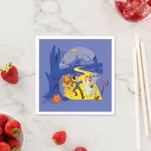 De Tovenaar van Oz™ Halloween spookbos Servet