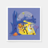 De Tovenaar van Oz™ | Halloween spookbos Servet (Voorkant)