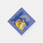 De Tovenaar van Oz™ | Halloween spookbos Servet (Hoek)