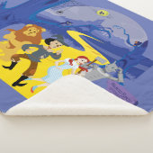 De Tovenaar van Oz™ | Halloween spookbos Sherpa Deken (3/4)