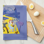 De Tovenaar van Oz™ | Halloween spookbos Theedoek (Quarter Fold)