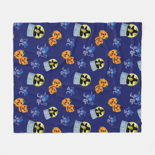 De Tovenaar van Oz™ | Halloween Wicked Witch Patro Fleece Deken (Voorkant (Horizontaal))