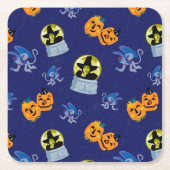 De Tovenaar van Oz™ | Halloween Wicked Witch Patro Kartonnen Onderzetters (Voorkant)