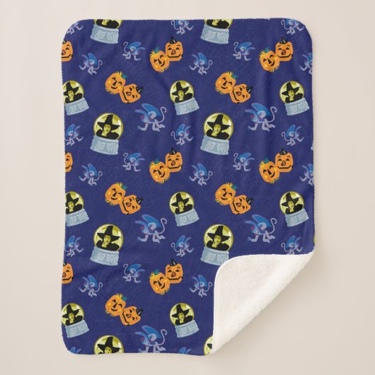 De Tovenaar van Oz™ | Halloween Wicked Witch Patro Sherpa Deken (Voorkant)