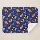 De Tovenaar van Oz™ | Halloween Wicked Witch Patro Sherpa Deken (Voorkant (horizontaal))