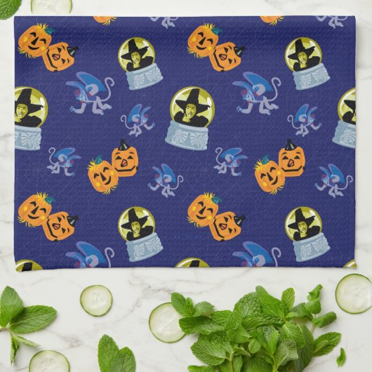 De Tovenaar van Oz™ | Halloween Wicked Witch Patro Theedoek (Gevouwen)