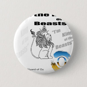 De tovenaar van Oz - illustratie Ronde Button 5,7 Cm