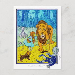 De tovenaar van Oz: Je zou Ashamed moeten zijn! Briefkaart