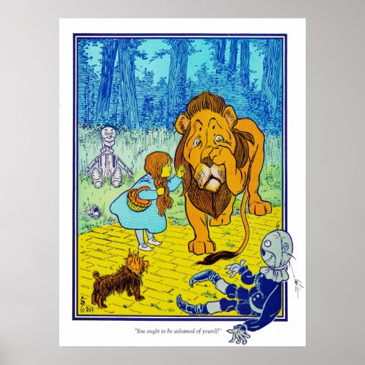 De Tovenaar van Oz: Je zou Ashamed moeten zijn! Poster (Voorkant)