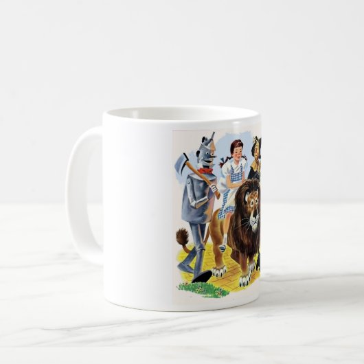 De tovenaar van Oz Kaart Zelden Mok (Voorkant links)