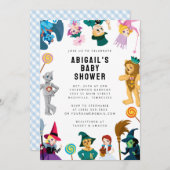 De Tovenaar van Oz Karakter Baby shower Kaart (Voorkant / Achterkant)