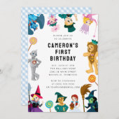 De Tovenaar van Oz Karakter Verjaardag Kaart (Voorkant / Achterkant)