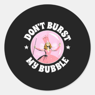 De Tovenaar Van Oz - Laat Mijn Zeepbel Niet Barste Ronde Sticker