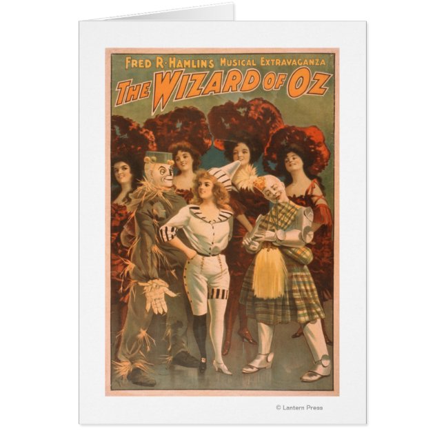 "De tovenaar van Oz" Musical Theater Poster #1 (Voorkant)