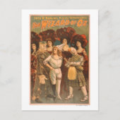 "De tovenaar van Oz" Musical Theater Poster #1 Briefkaart (Voorkant)