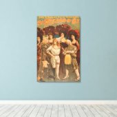 "De tovenaar van Oz" Musical Theater Poster #1 Canvas Afdruk (Insitu (Houten vloer))