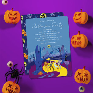 De tovenaar van Oz Spooky Halloween Verjaardagsfee Kaart