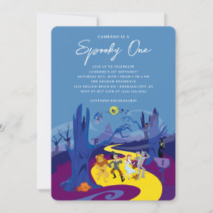 De Tovenaar van Oz Spooky One Halloween Verjaard Kaart