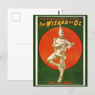 De Tovenaar van Oz, Tinman Musical Briefkaart