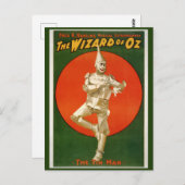 De Tovenaar van Oz, Tinman Musical Briefkaart (Voorkant / Achterkant)