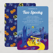 De Tovenaar van Oz | Twee Spooky Halloween Verjaar Kaart (Voorkant / Achterkant)