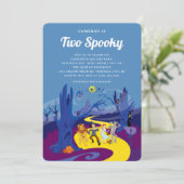 De Tovenaar van Oz | Twee Spooky Halloween Verjaar Kaart (Staand voorkant)