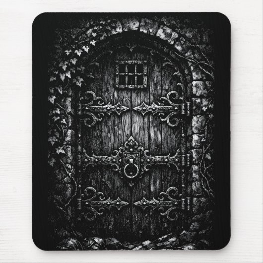 De Tovenarij Deur — door BurnsInHell Muismat (Voorkant)