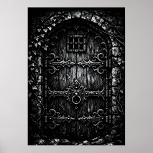 De Tovenarij Deur — door BurnsInHell Poster