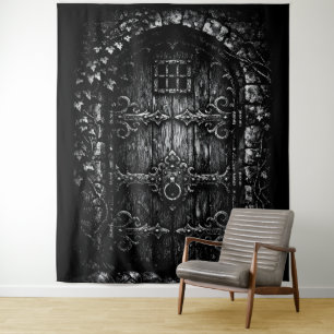 De Tovenarij Deur — door BurnsInHell Wandkleed