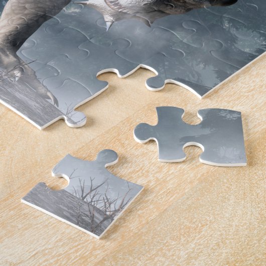 De tovenarij van de Witte Draak Legpuzzel (Zijkant)