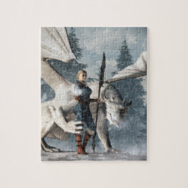 De tovenarij van de Witte Draak Legpuzzel