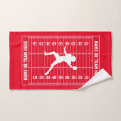 De Towel van het football Uw Team en AchtergrondKl Handdoek (Handdoek)