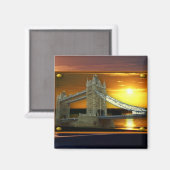 De Tower Bridge-magneet van Londen Magneet (Voorkant / Achterkant)
