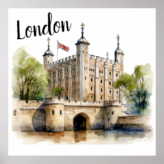 De Tower of London: Guardian of British History Poster (Voorkant)