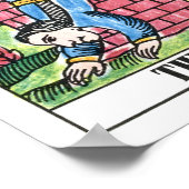 De tower Tarot-Kaart Poster (Hoek)