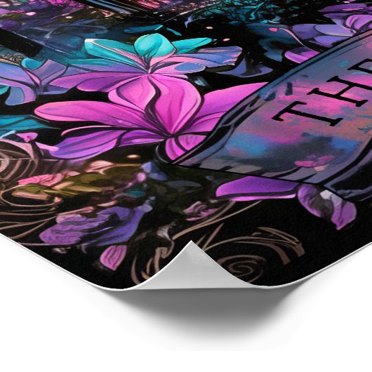 De Tower Tarot Kaart Witchy Poster (Hoek)