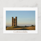 De tower van de breedband in het de tekstbriefkaar briefkaart (Voorkant)