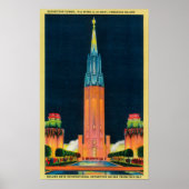 De Tower van de expositie, de Rand aan de Zon Poster (Voorkant)