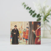 De Tower van Londen betreden Briefkaart (Staand voorkant)