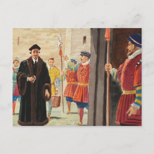 De Tower van Londen betreden Briefkaart (Voorkant)