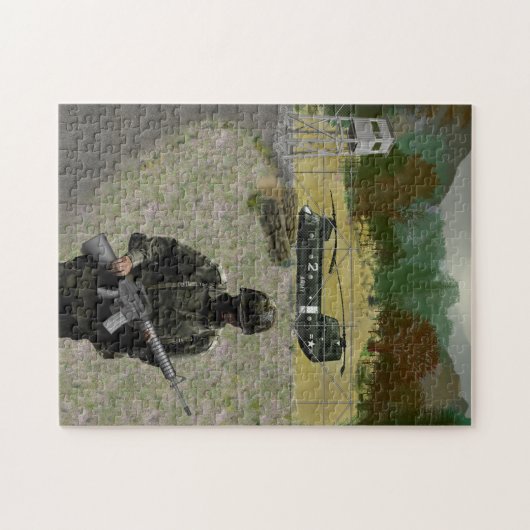 De towerlijn legpuzzel (Horizontaal)