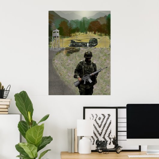 De towerlijn poster (Thuiskantoor)