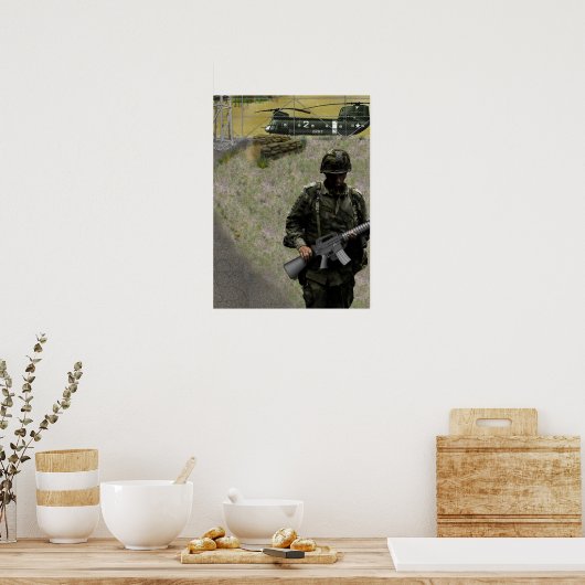 De towerlijn poster (Keuken)