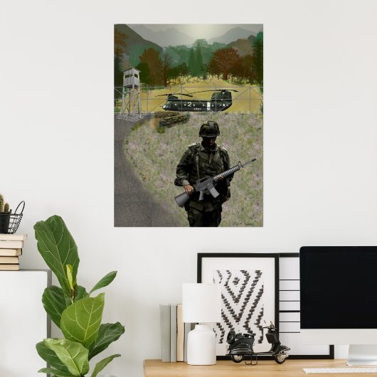 De towerlijn poster (Thuiskantoor)