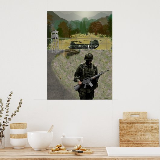 De towerlijn poster (Keuken)