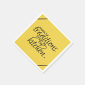 De Tradities van de familie beginnen in de Keuken Servet (Hoek)