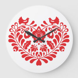 De traditionele folk ornament klok