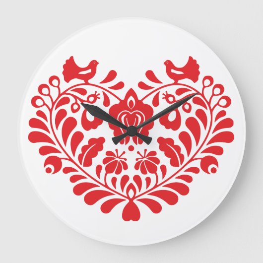 De traditionele folk ornament klok (Voorkant)